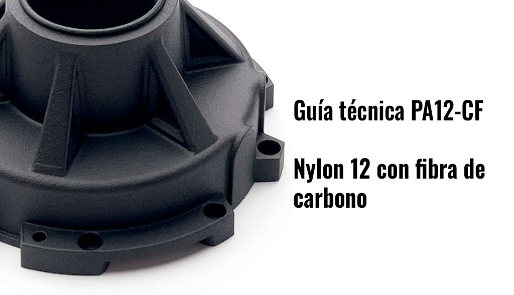 Guía PA12-CF: nylon 12 con fibra de carbono